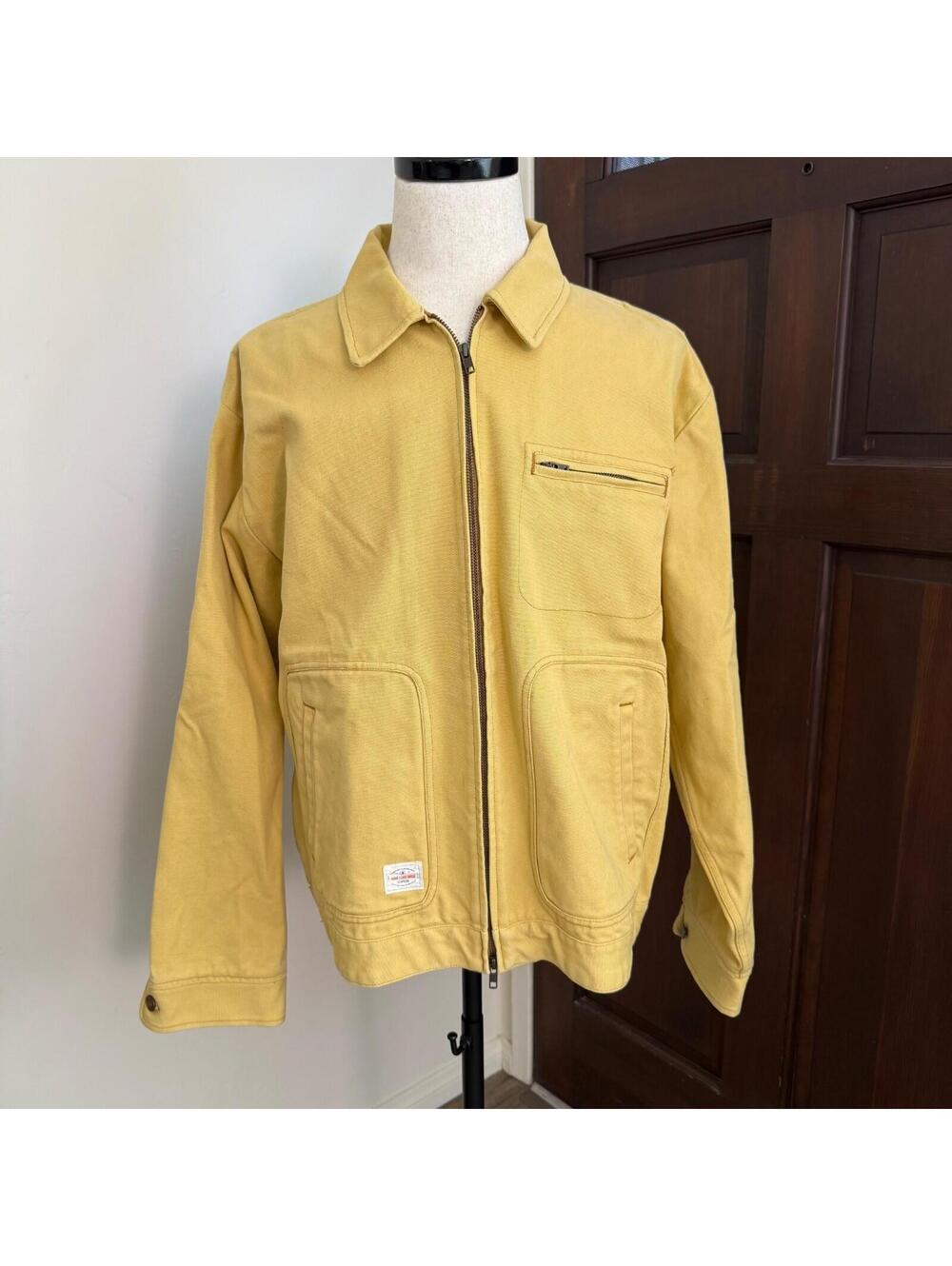 Aime Leon Dore Trapunto Workwear Jacket NWT | Rattan - Yellow | Mens Size XL